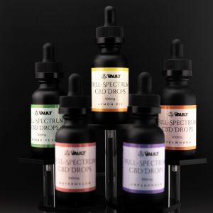 group shot of CBD tinctures