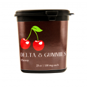 Delta 8 Gummies 25 count Cherry