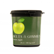 Delta 8 Gummies 25 count Green Apple