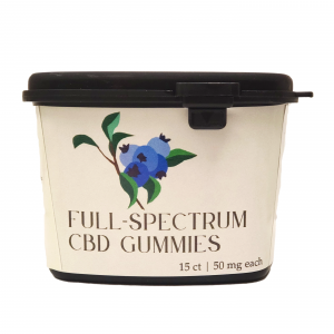 Full Spectrum CBD Gummies 15 count Blueberry