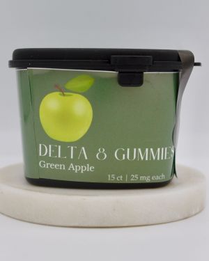 Delta 8 Gummies 25mg 15ct.