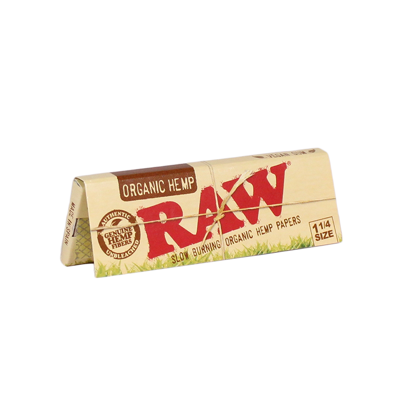 Raw Organic Hemp Rolling Papers 1 1/4 Size