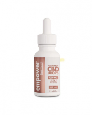 Empower BodyCare Full-Spectrum CBD Drops 9000 mg – Fresh Mint