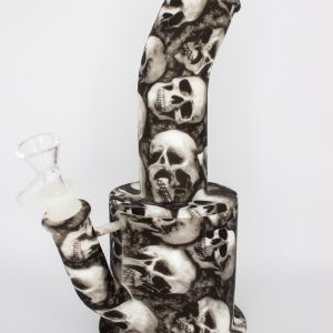 Skulls Silicone Bong